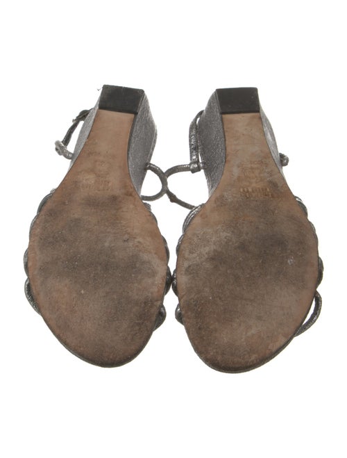 Stuart Weitzman Leather Gladiator Sandals