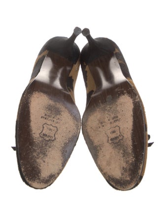 Stuart Weitzman Ponyhair Printed Pumps