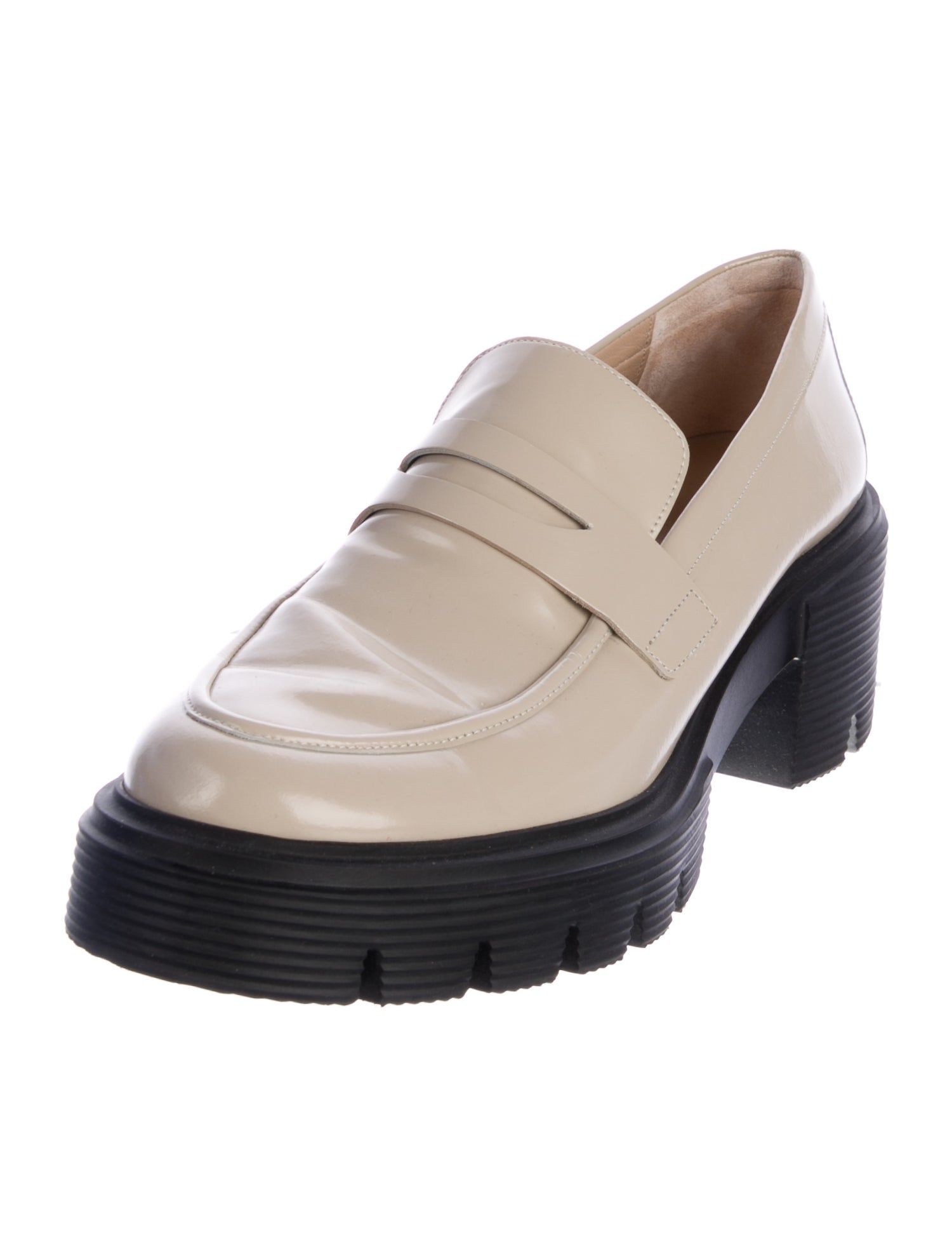 Stuart Weitzman Patent Leather Loafers