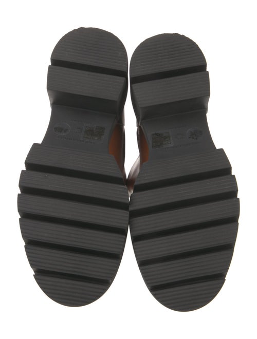 Stuart Weitzman Leather Moto Boots