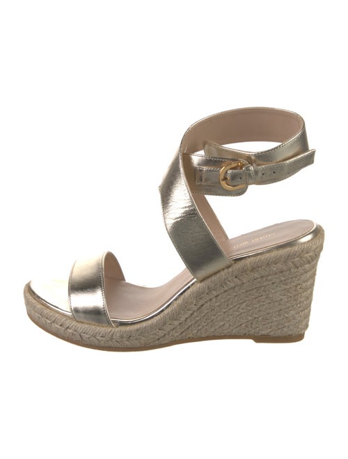 Stuart Weitzman Leather Espadrilles