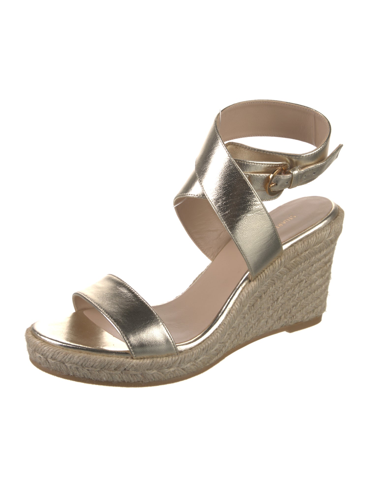 Stuart Weitzman Leather Espadrilles