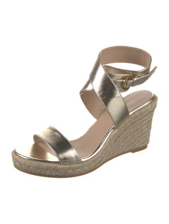 Stuart Weitzman Leather Espadrilles