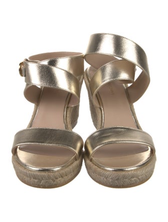 Stuart Weitzman Leather Espadrilles
