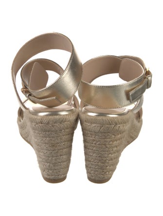 Stuart Weitzman Leather Espadrilles