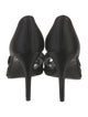 Stuart Weitzman Satin Bow Accents D'Orsay Pumps