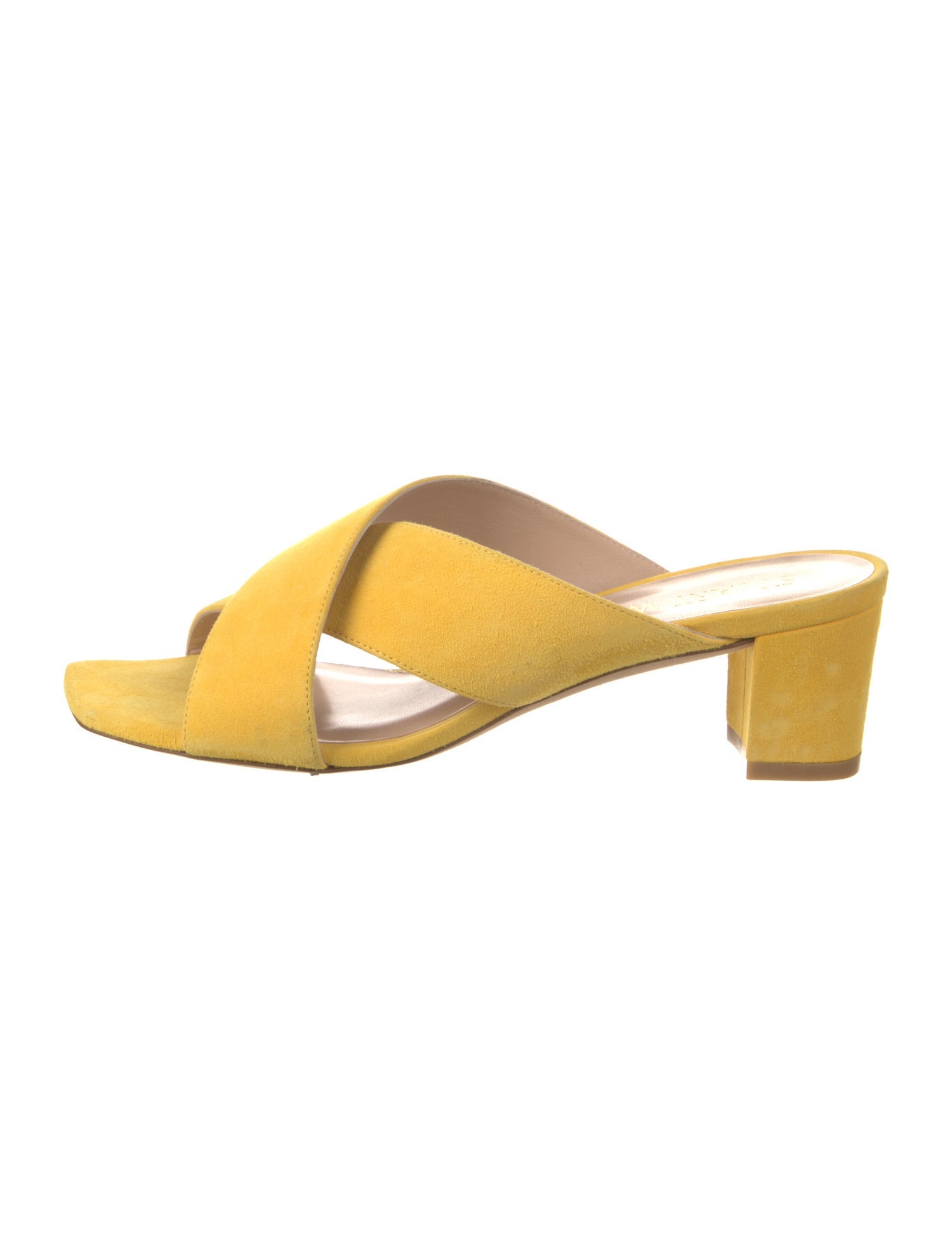 Stuart Weitzman Suede Slides