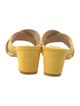 Stuart Weitzman Suede Slides