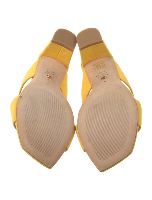 Stuart Weitzman Suede Slides