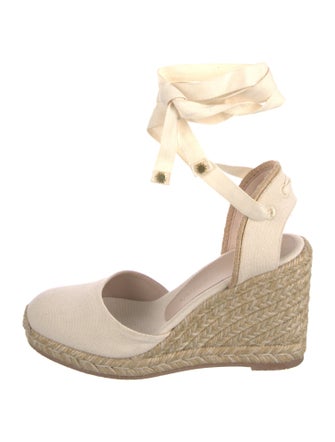 Stuart Weitzman Canvas D'Orsay Pumps