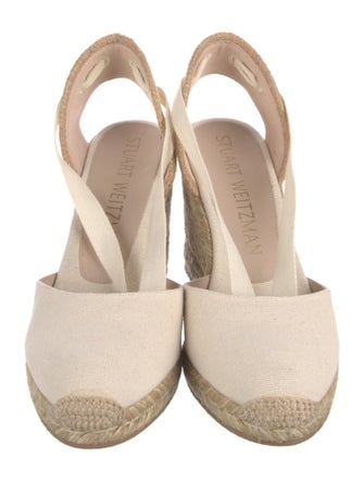 Stuart Weitzman Canvas D'Orsay Pumps