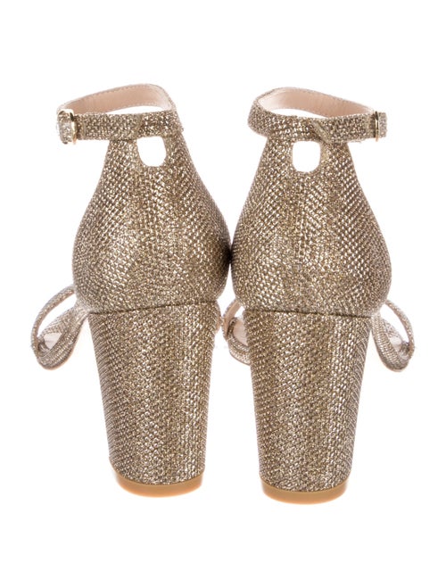 Stuart Weitzman Glitter Glitter Accents Sandals