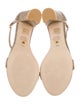Stuart Weitzman Glitter Glitter Accents Sandals