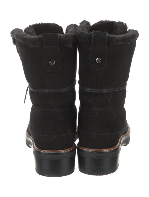 Stuart Weitzman Suede Combat Boots