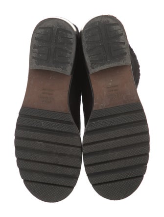 Stuart Weitzman Suede Combat Boots