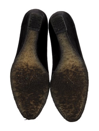 Stuart Weitzman Suede Tassel Accents Pumps