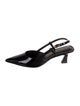 Stuart Weitzman Patent Leather Slingback Pumps