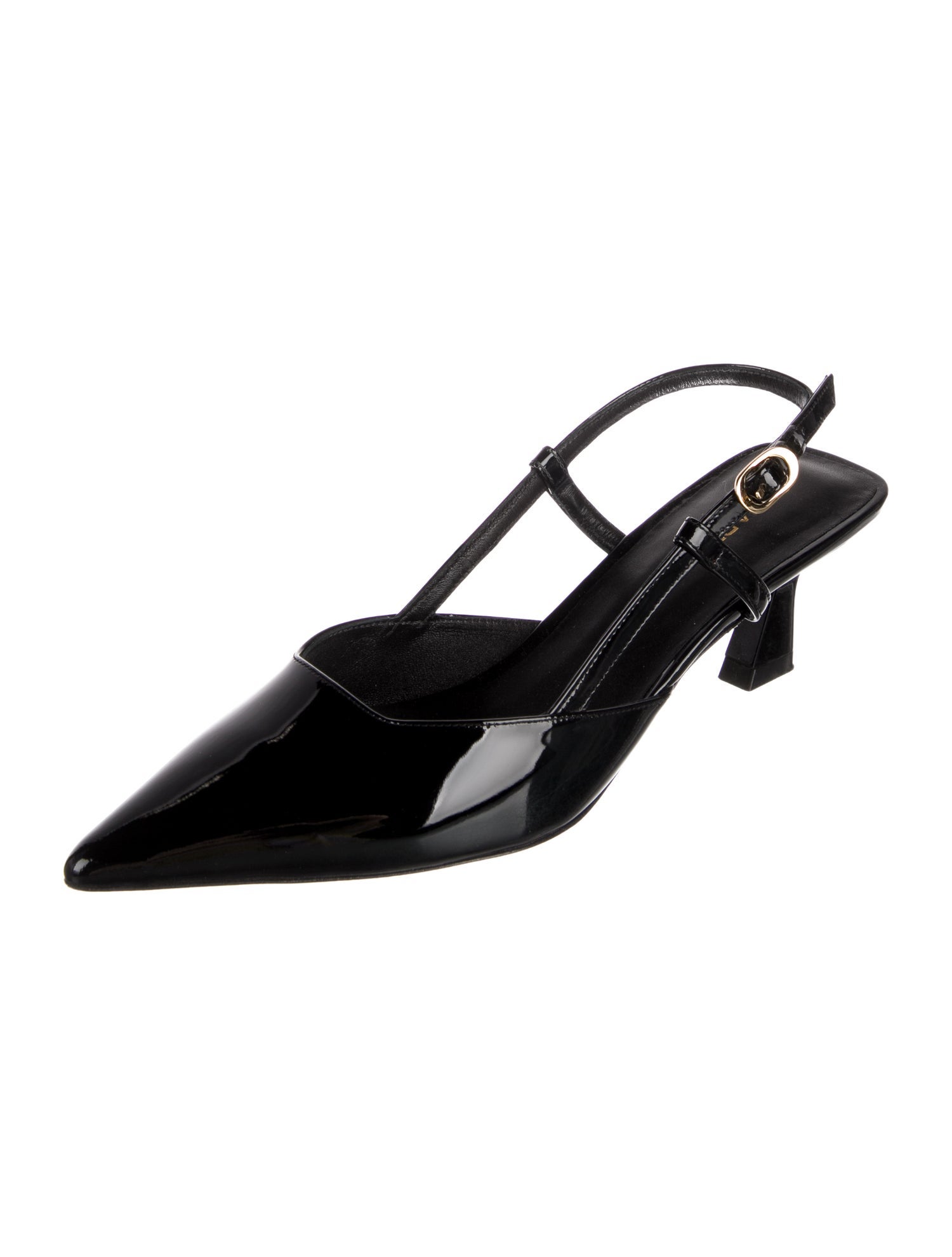 Stuart Weitzman Patent Leather Slingback Pumps