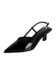 Stuart Weitzman Patent Leather Slingback Pumps
