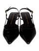 Stuart Weitzman Patent Leather Slingback Pumps