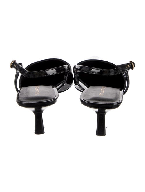 Stuart Weitzman Patent Leather Slingback Pumps