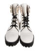 Stuart Weitzman Leather Combat Boots