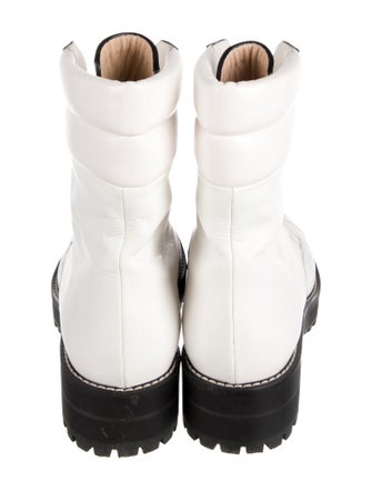 Stuart Weitzman Leather Combat Boots