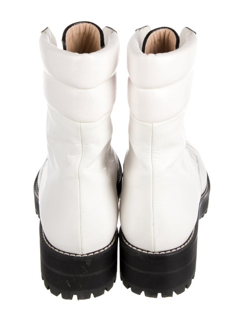 Stuart Weitzman Leather Combat Boots