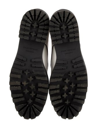 Stuart Weitzman Leather Combat Boots