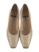 Stuart Weitzman Leather Animal Print Espadrilles