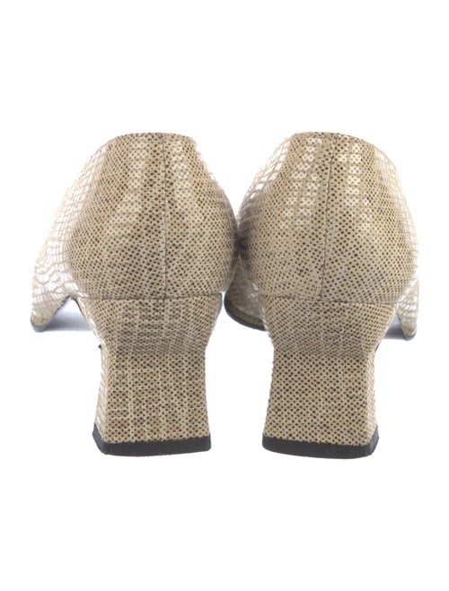 Stuart Weitzman Leather Animal Print Espadrilles