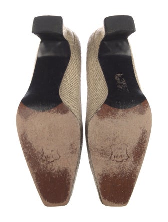 Stuart Weitzman Leather Animal Print Espadrilles