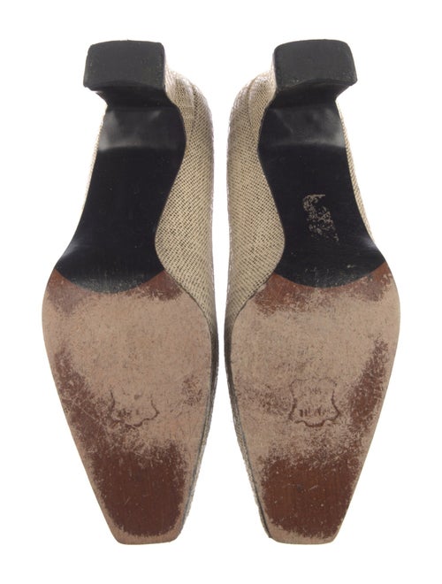 Stuart Weitzman Leather Animal Print Espadrilles