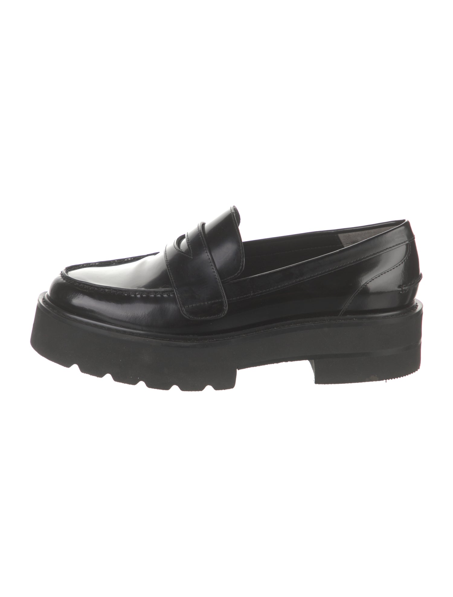 Stuart Weitzman Patent Leather Loafers