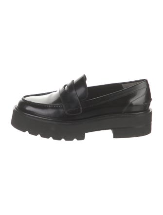 Stuart Weitzman Patent Leather Loafers