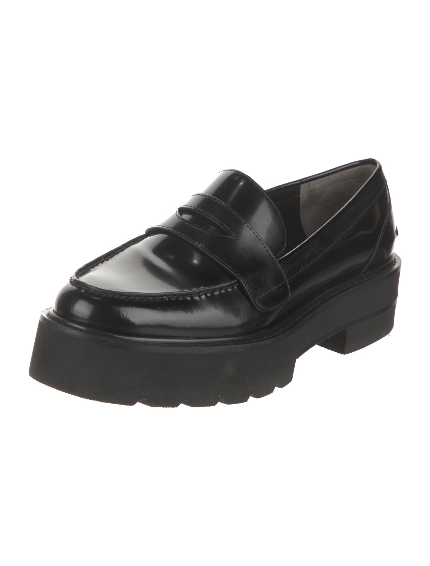 Stuart Weitzman Patent Leather Loafers