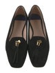 Stuart Weitzman Suede Tassel Accents Ballet Flats