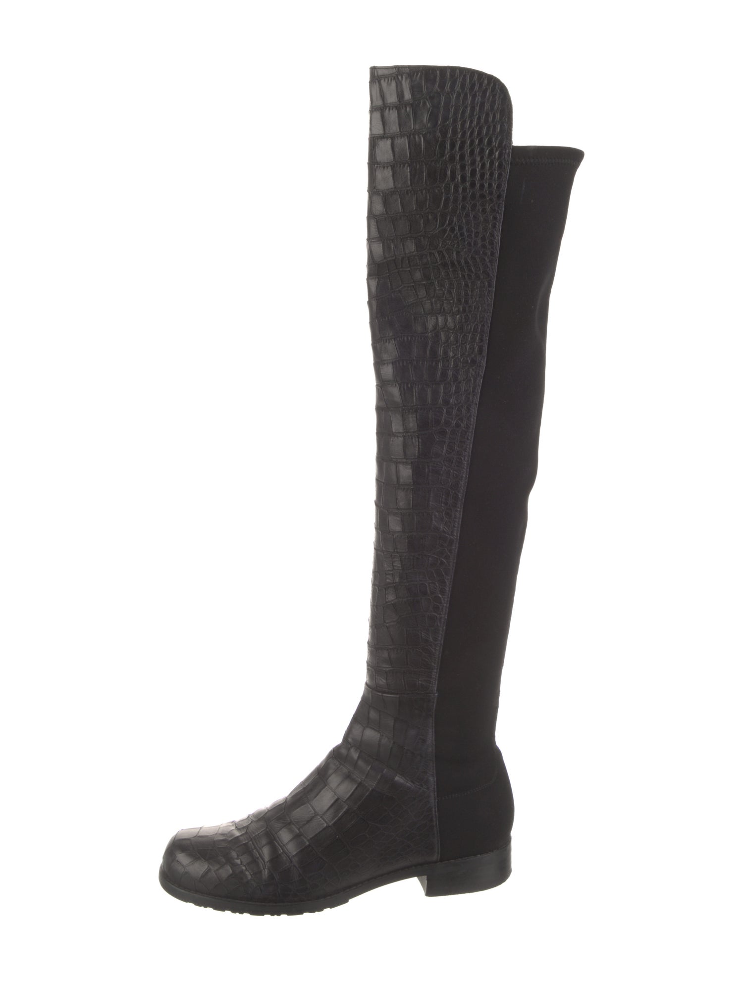 Stuart Weitzman Embossed Leather Boots