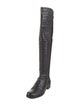 Stuart Weitzman Embossed Leather Boots