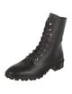 Stuart Weitzman Leather Combat Boots