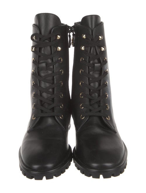 Stuart Weitzman Leather Combat Boots