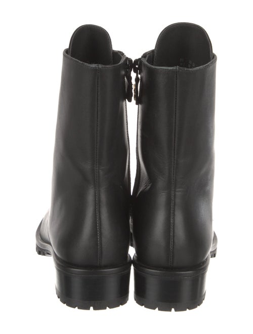 Stuart Weitzman Leather Combat Boots