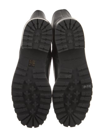 Stuart Weitzman Leather Combat Boots