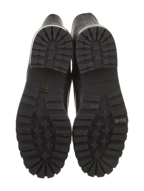 Stuart Weitzman Leather Combat Boots