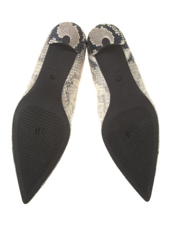 Stuart Weitzman Leather Animal Print Boots