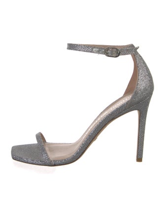 Stuart Weitzman Glitter Glitter Accents Sandals