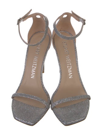 Stuart Weitzman Glitter Glitter Accents Sandals