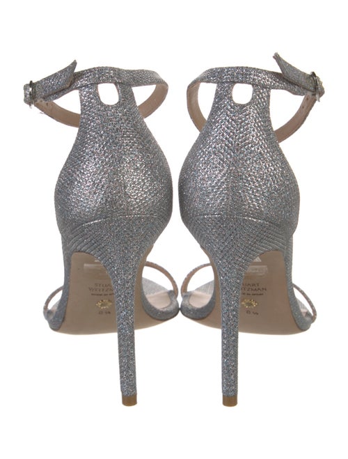 Stuart Weitzman Glitter Glitter Accents Sandals