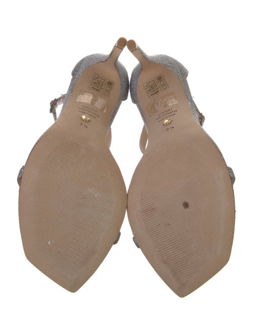 Stuart Weitzman Glitter Glitter Accents Sandals