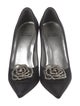 Stuart Weitzman Satin Crystal Embellishments Pumps